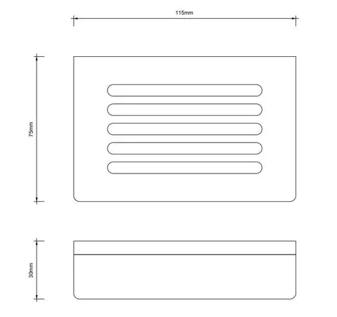 Мыльница, Decor Walther, DW, шгв 115*75*30, цвет-золото матовое — изображение 1