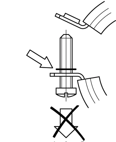 Хомут, BIS 2S, M8, D-44-49, с вкладышем epdm (нов.арт. 3392049) — изображение 2