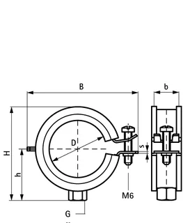 Хомут, BISMAT 2000, M8/10, 20-23 мм, с силикон. изоляцией — изображение 1