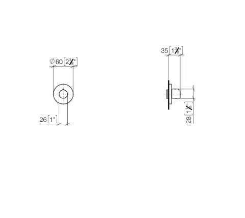 Вентиль, Dornbracht, Meta, запорный, 1/2", цвет-Light Gold сатинированный — изображение 1