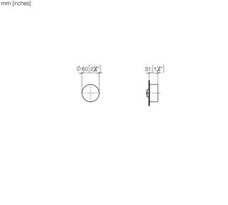 Вентиль, Dornbracht, Series specific, запорный, без розетки, 3/4", цвет-хром — изображение 1