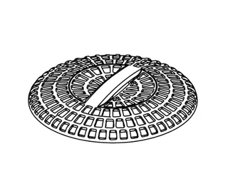 Решетка для сифона, TECE, TECEdrainpoint S, грязеуловитель — изображение 1