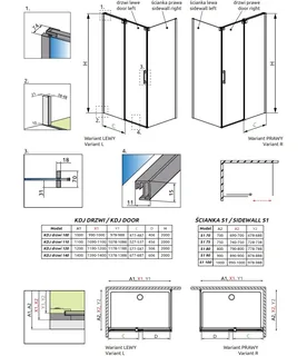 Неподвижная стенка, Radaway, Espera, правосторонняя, шв 650*2000, хром, цвет стекла-прозрачный, Easy Clean — изображение 1