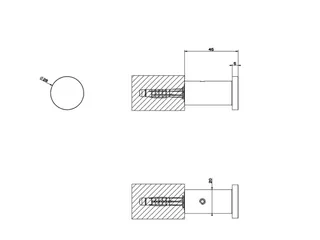 Крючок, Gessi, 316, шгв 28*45*28, цвет-Copper Brushed PVD — изображение 1