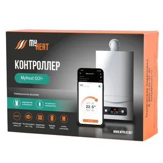 Контроллер, MyHeat, GO!+, для удалённого управления котлом отопления, 2 канала связи-GSM 2G и Wi-Fi 2.4g, с аккумулятором и радиомодулем — изображение 5