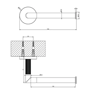 Бумагодержатель, Gessi, Ingranaggio, шгв 166*77*50, цвет-Finox Brushed Nickel — изображение 1
