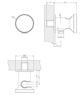 Шланговое подсоединение, Gessi, Origini, цвет-Finox Brushed Nickel — изображение 1