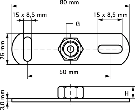 Подпятник, BIS, M8/10 — изображение 1