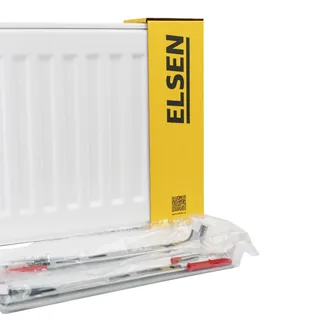 Радиатор панельный, ELSEN, ERK 22, 97*500*1200, RAL 9016 (белый) — изображение 3