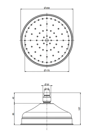 Верхний душ, Fima Carlo Frattini, Showerhead, 200*200, цвет-хром — изображение 1