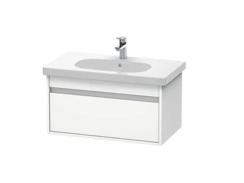 Тумба под раковину, Duravit, Ketho, шгв 800*455*410, раковина-необходимо заказать, цвет-белый матовый — изображение 1