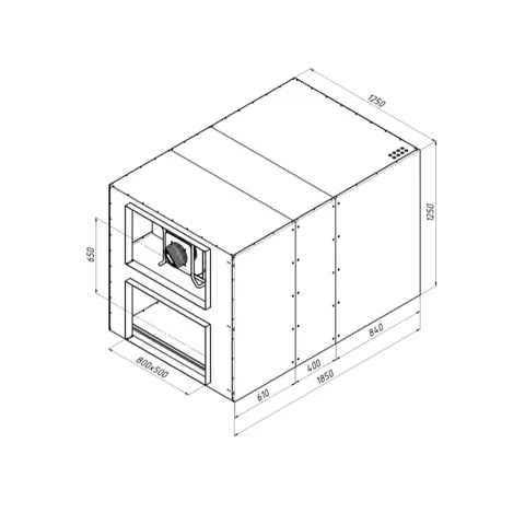 RR5000V EC E, Вентиляционная установка Alasca RR с роторным рекуператором — изображение 1