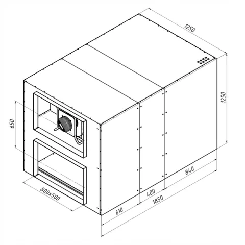 RR5000V EC W, Вентиляционная установка Alasca RR с роторным рекуператором — изображение 1