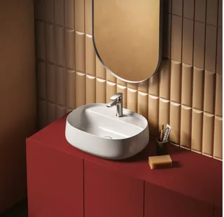 Раковина, Artceram, Whisky, шгв 530*420*170, отверстия для смесителя-1, Saniglaze, цвет-белый (Товар заказной, возврату не подлежит) — изображение 1