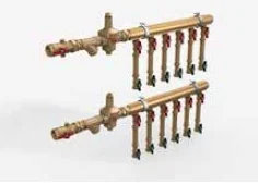 Узел коллекторный водоснабжения этажный 1" x 3/4" / 3 зоны
