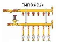 Узел коллекторный 1 1/4" x 3/4"/5