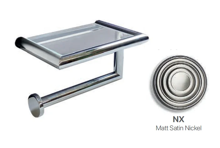 Бумагодержатель, 3SC, Guy & Guy, шгв 150*100*100, цвет-Matt Satin Nickel
