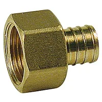 Прямой фитинг Giacoqest с внутренней резьбой 3/4"x3/4"F для обжимного соединения