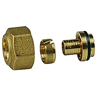 Переходник резьбовой для трубы Giacoqest 16x1/2"