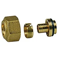 Переходник резьбовой для трубы Giacoqest 16x1/2"