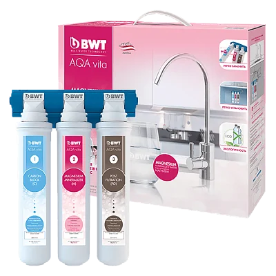 Фильтр для очистки водопроводной воды, BWT, AQA vita Magnesium