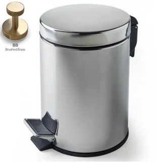Ведро мусорное, 3SC, Hotel & Hotel, с крышкой, с педалью, шгв 225*305*335, цвет-Brushed Brass PVD — иконка
