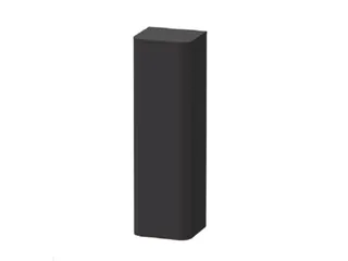Шкаф-пенал, Duravit, Happy D.2 Plus, шгв 400*360*1336, петли-слева, цвет-Graphite Supermatt