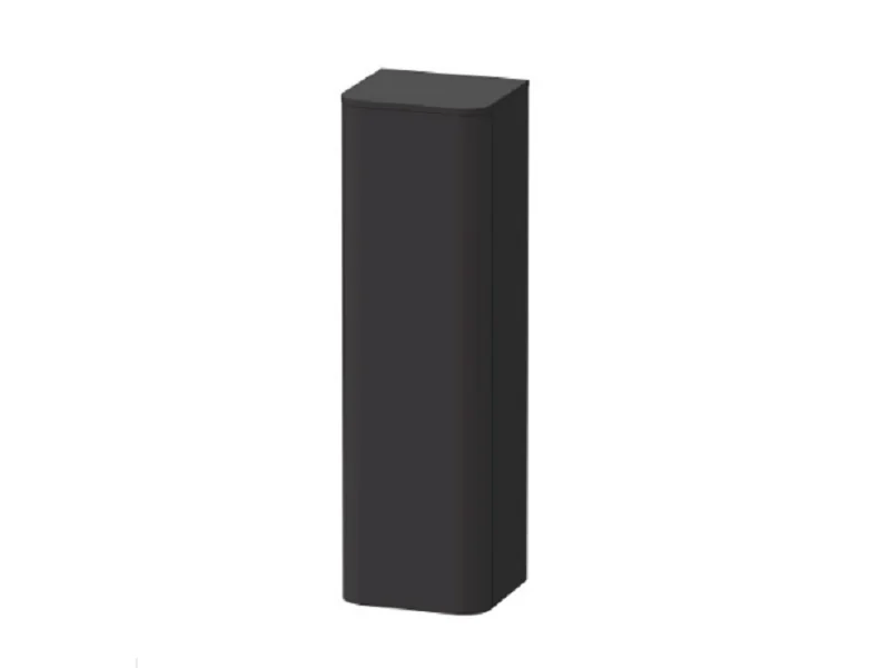 Шкаф-пенал, Duravit, Happy D.2 Plus, шгв 400*360*1336, петли-справа, цвет-Graphite Supermatt