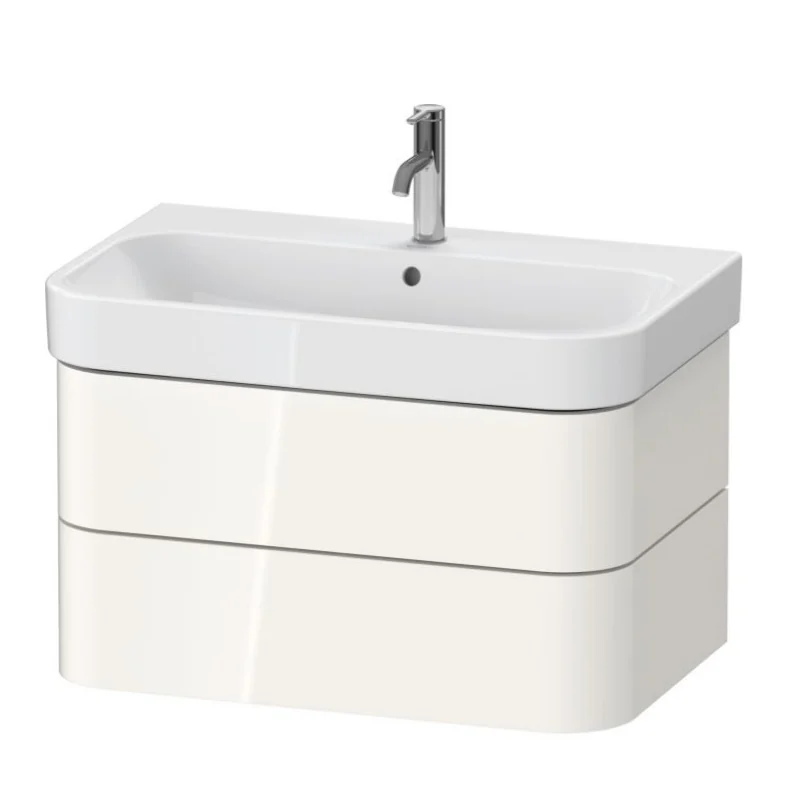 Тумба под раковину, Duravit, Happy D.2 Plus, шгв 775*490*415, раковина-необходимо заказать, цвет-белый