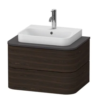 Тумба под раковину, Duravit, Happy D.2 Plus, шгв 650*480*408, раковина-необходимо заказать, цвет-орех брашированный