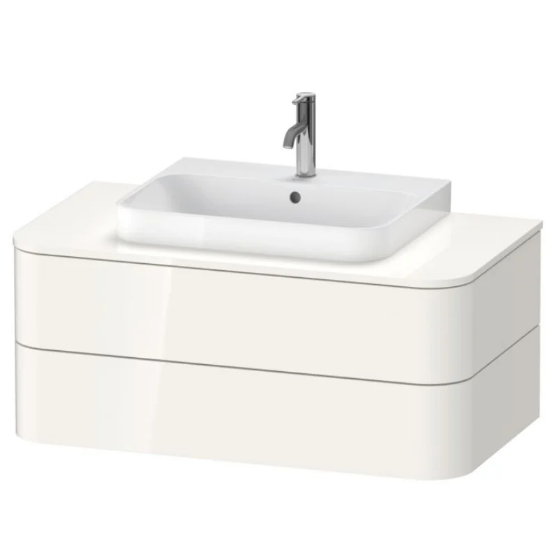 Тумба под раковину, Duravit, Happy D.2 Plus, шгв 1000*550*408, раковина-необходимо заказать, цвет-белый глянцевый