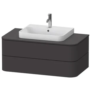 Тумба под раковину, Duravit, Happy D.2 Plus, шгв 1000*550*408, раковина-необходимо заказать, цвет-графит суперматовый