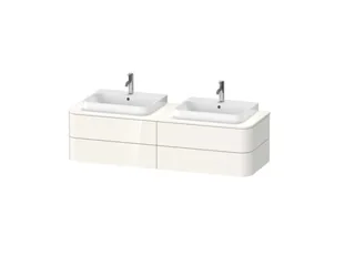 Тумба под раковину, Duravit, Happy D.2 Plus, шгв 1600*550*408, раковина-необходимо заказать, цвет-белый глянцевый