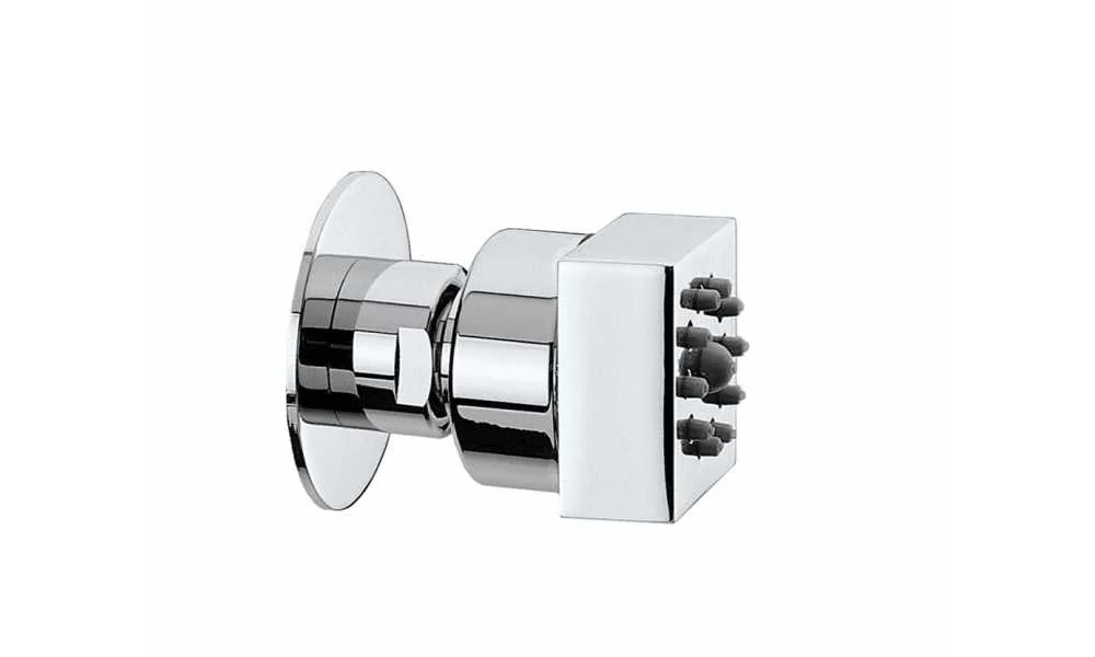 Форсунка, Bossini, Cubic Gom, боковая поворотная, цвет-хром