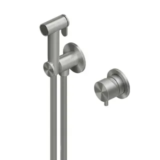 Гигиенический душ, Quadro design, Complements, цвет-Steel Brushed
