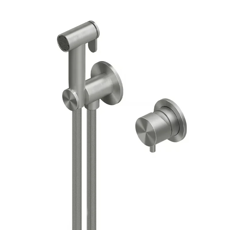 Гигиенический душ, Quadro design, Complements, цвет-Steel Brushed