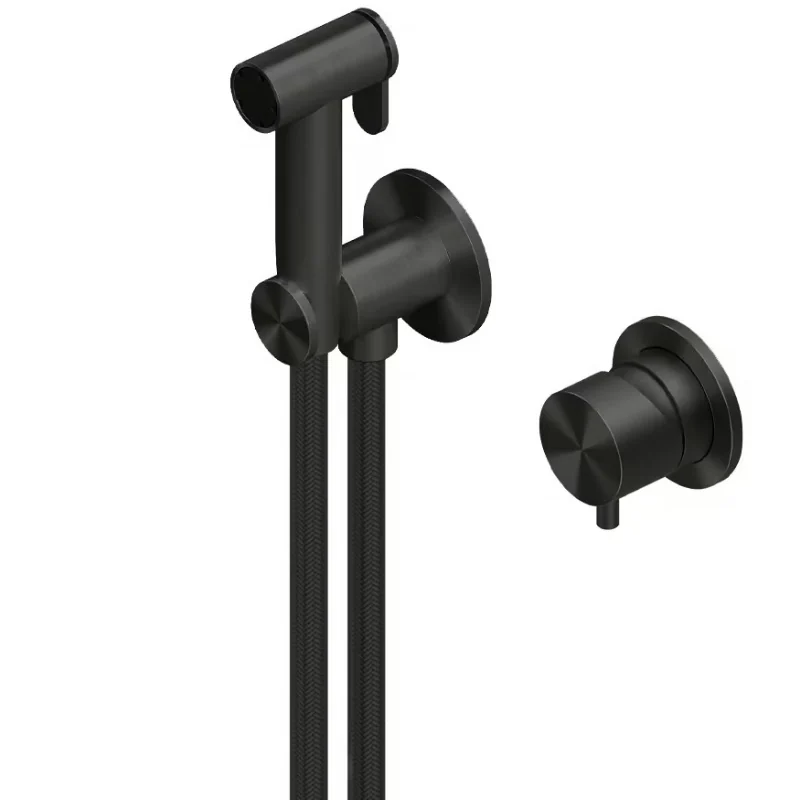 Гигиенический душ, Quadro design, Complements, цвет-Black gold PVD