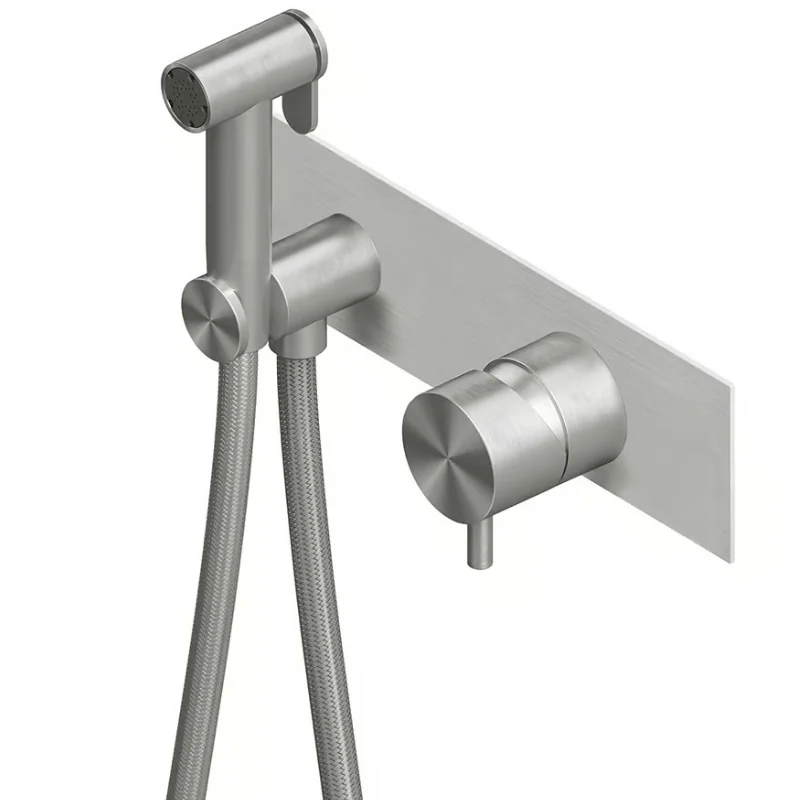 Гигиенический душ, Quadro design, Complements, цвет-Steel Brushed