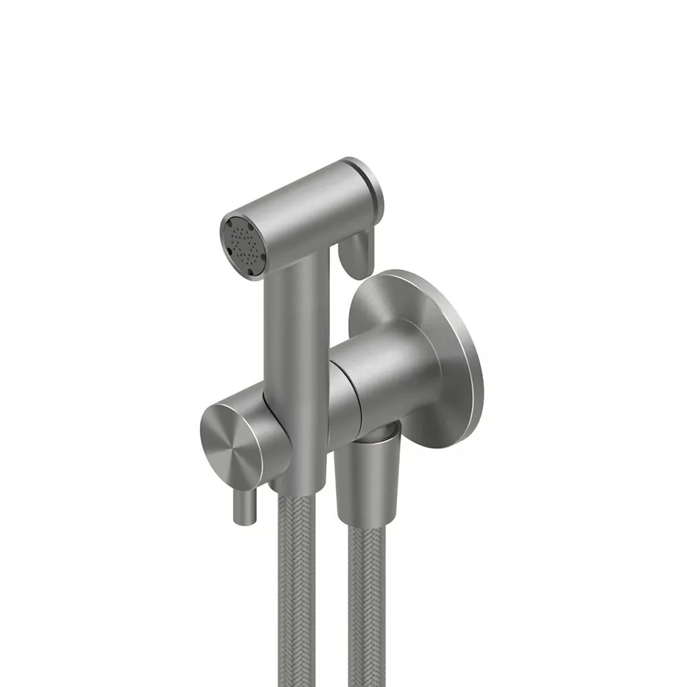 Гигиенический душ, Quadro design, Complements, цвет-Steel Brushed