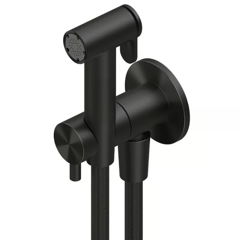 Гигиенический душ, Quadro design, Complements, цвет-Black gold PVD