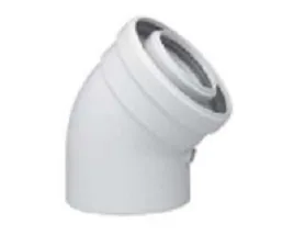 Коаксиальный отвод, Baxi, полипропиленовый 45°, диам. 60/100 мм, HT — иконка