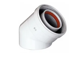 Коаксиальный отвод, Baxi, 45°, диам. 60/100 мм — иконка
