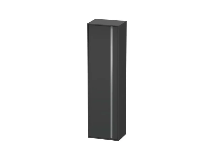 Шкаф-пенал, Duravit, Ketho, шгв 500*360*1800, петли-справа, цвет-графит матовый