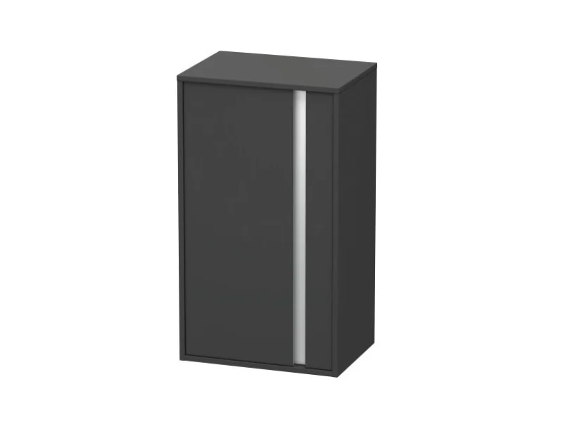 Шкаф-пенал, Duravit, Ketho, шгв 500*360*880, петли-справа, цвет-графит матовый