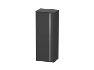 Шкаф-пенал, Duravit, Ketho, шгв 500*360*1320, петли-справа, цвет-графит матовый