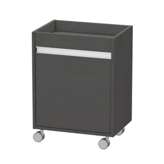 Тумба, Duravit, Ketho, шгв 500*360*670, петли-справа, цвет-графит матовый