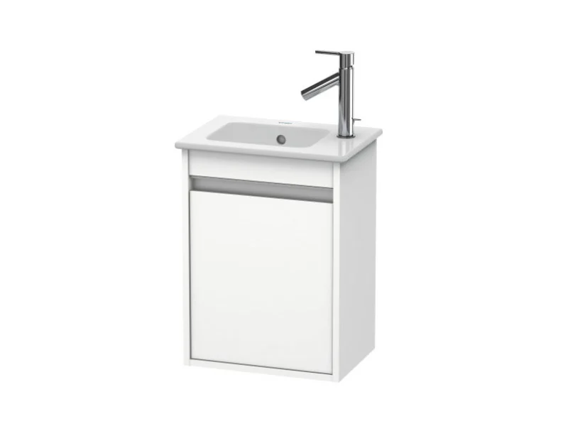 Тумба под раковину, Duravit, Ketho, шгв 400*285*550, петли-слева, раковина-необходимо заказать, цвет-белый матовый