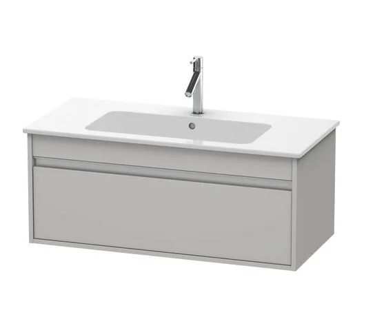 Тумба под раковину, Duravit, Ketho, шгв 1000*475*410, раковина-необходимо заказать, цвет-бетонно-серый матовый
