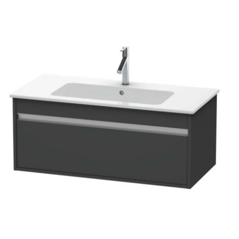 Тумба под раковину, Duravit, Ketho, шгв 1000*475*410, раковина-необходимо заказать, цвет-графит матовый