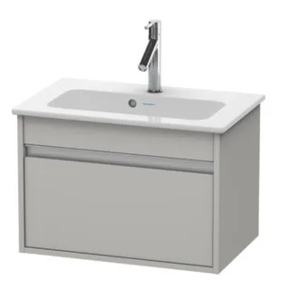 Тумба под раковину, Duravit, Ketho, шгв 600*385*410, раковина-необходимо заказать, цвет-бетонно-серый матовый